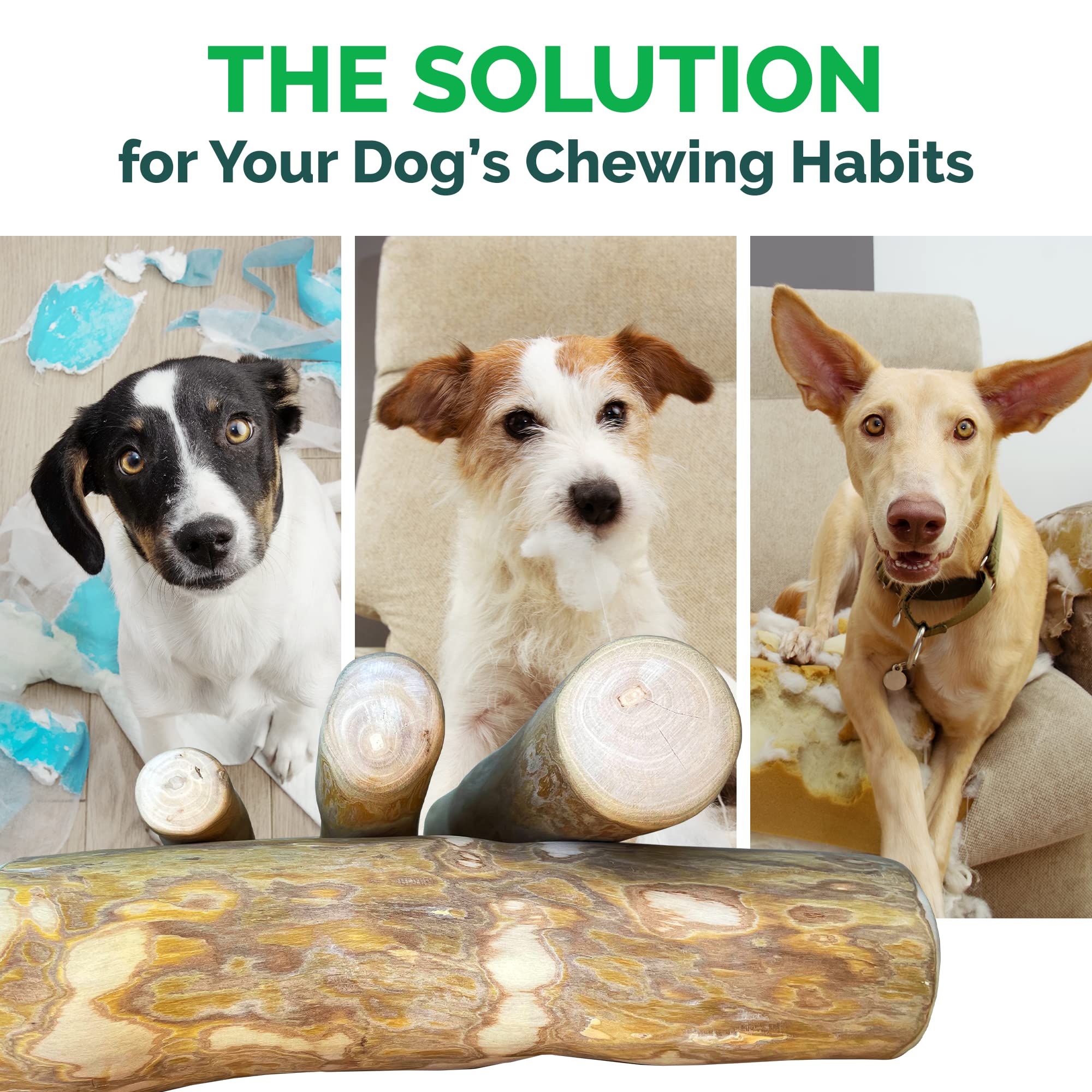 LUCKY TAIL wood grain detail emphasizes natural, digestion-friendly fibers