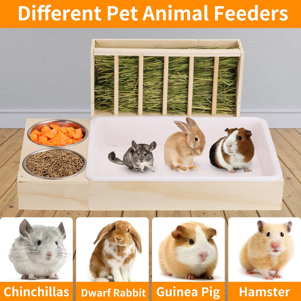 LuckyBOPAN hay feeder helps maintain fresh hay access and cleaner floors.