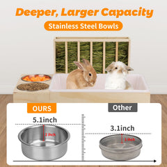 LuckyBOPAN sturdy wooden construction provides a safe, durable habitat for small pets.