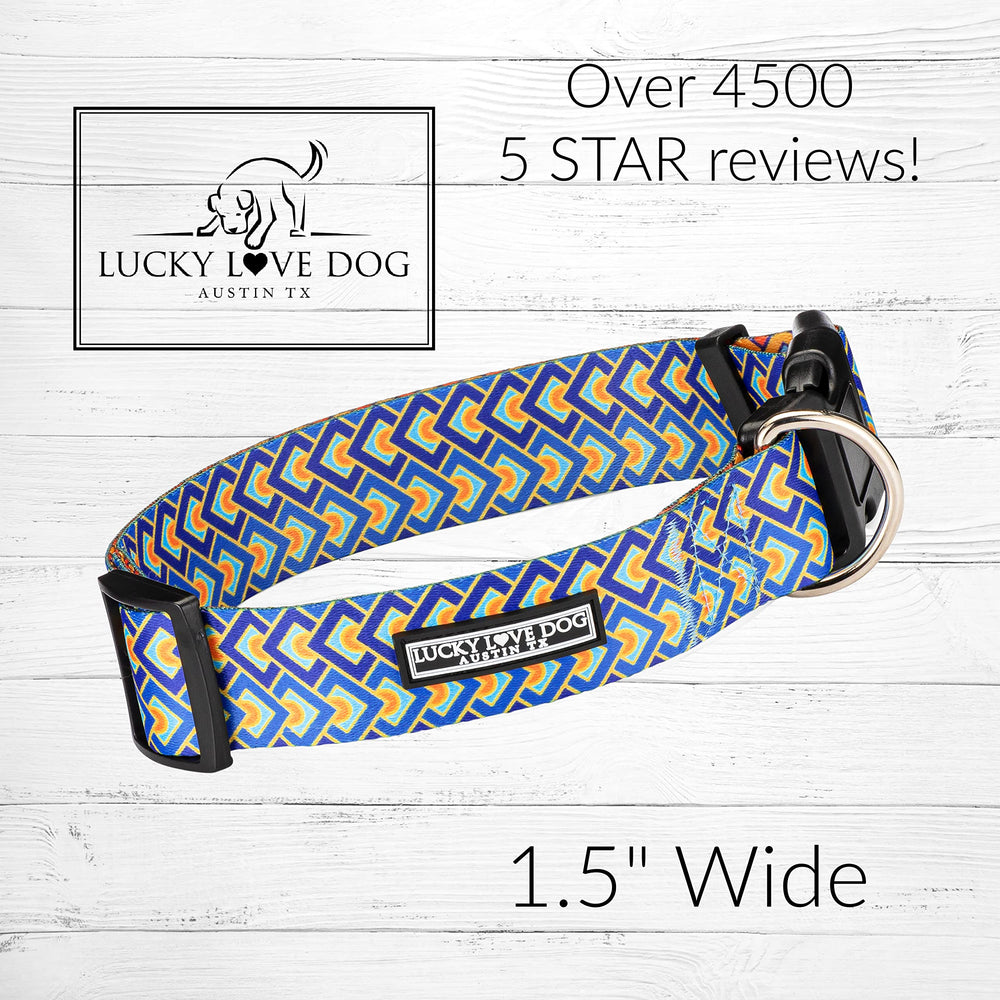 Lucky Love Dog adjustable martingale collar fit for male and female dogs