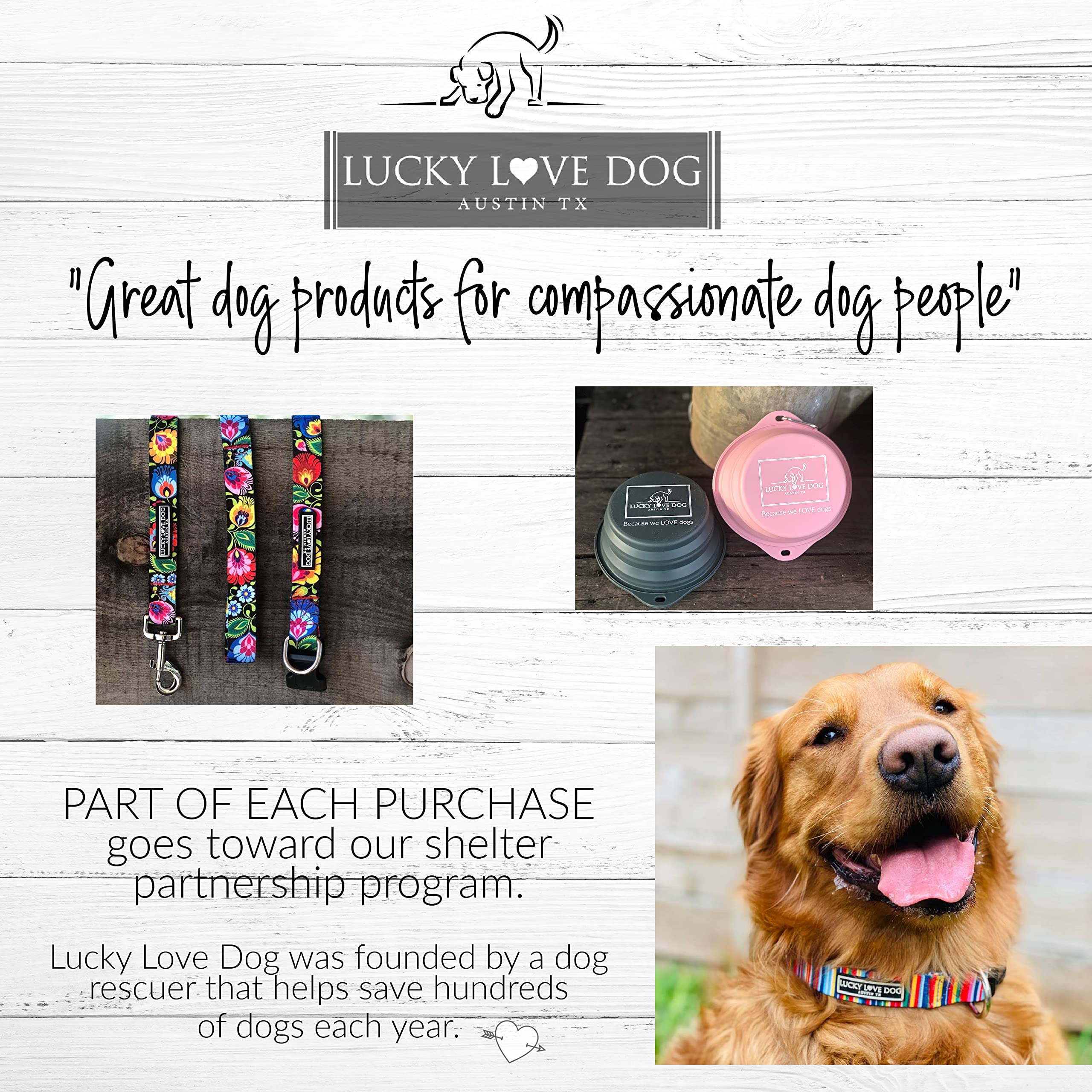 Lucky Love Dog durable construction with reinforced stitching for everyday wear