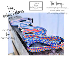 Lucky Love Dog soft webbing martingale collar offers gentle control and comfort