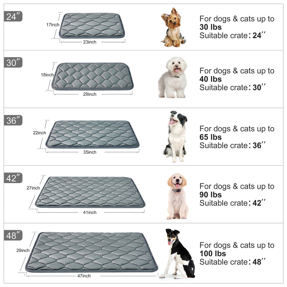 Luckyvo lightweight versatile dog pad moves between crate, couch, and car.