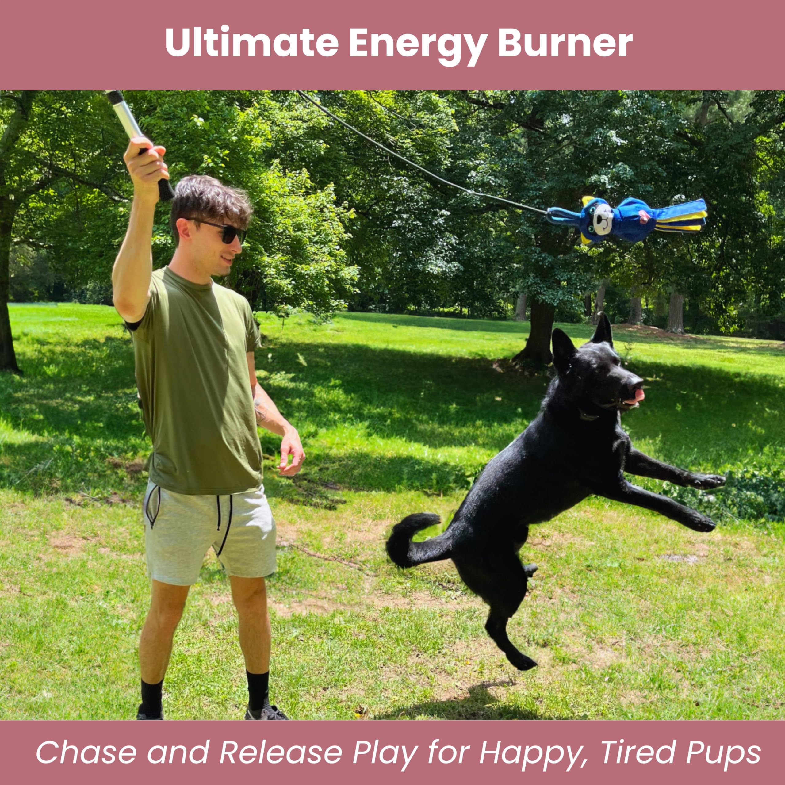 LUCOLOVE raccoon lure rope-ball tails for multi-sensory stimulation