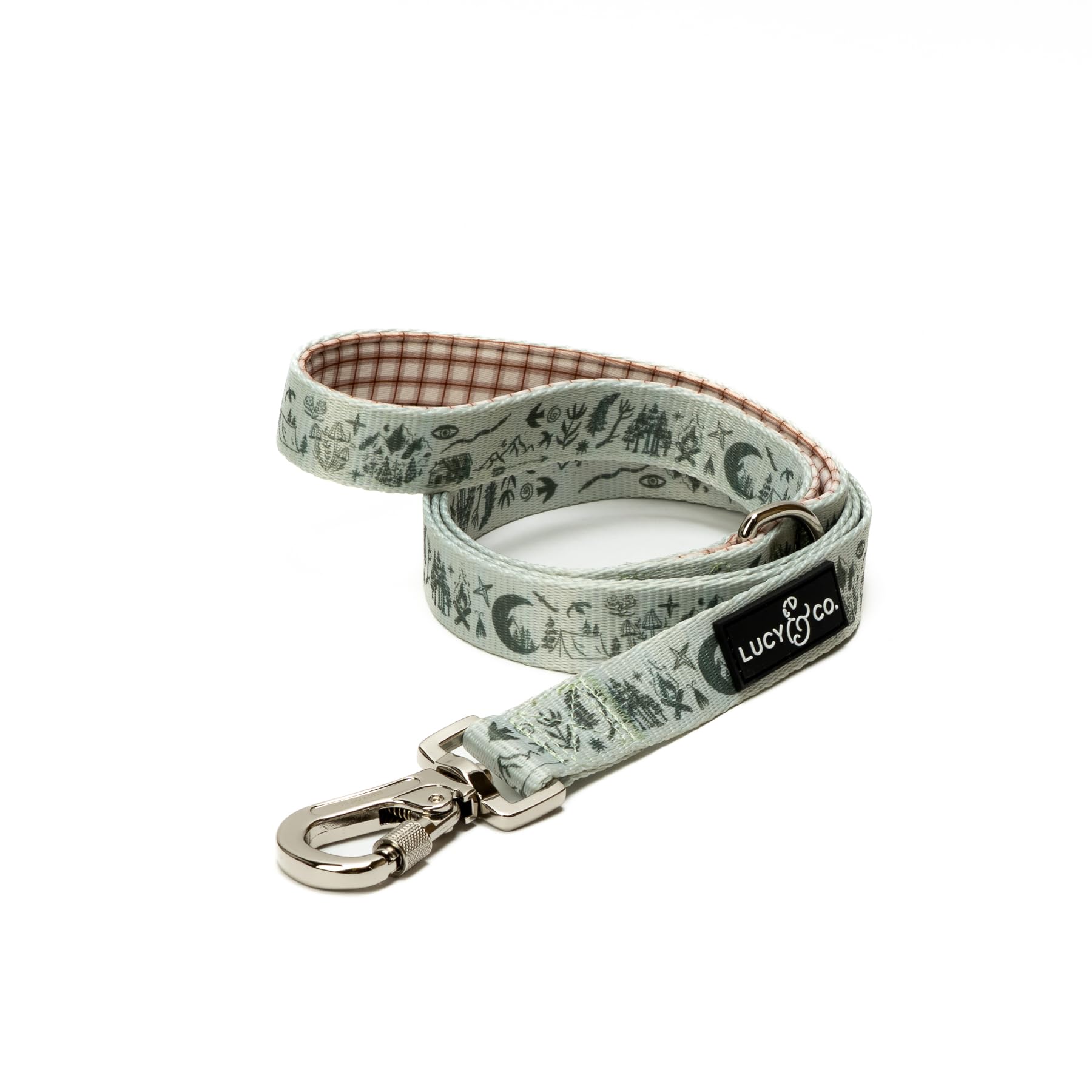 Lucy & Co 5ft designer dog leash with padded handle for comfortable daily walks