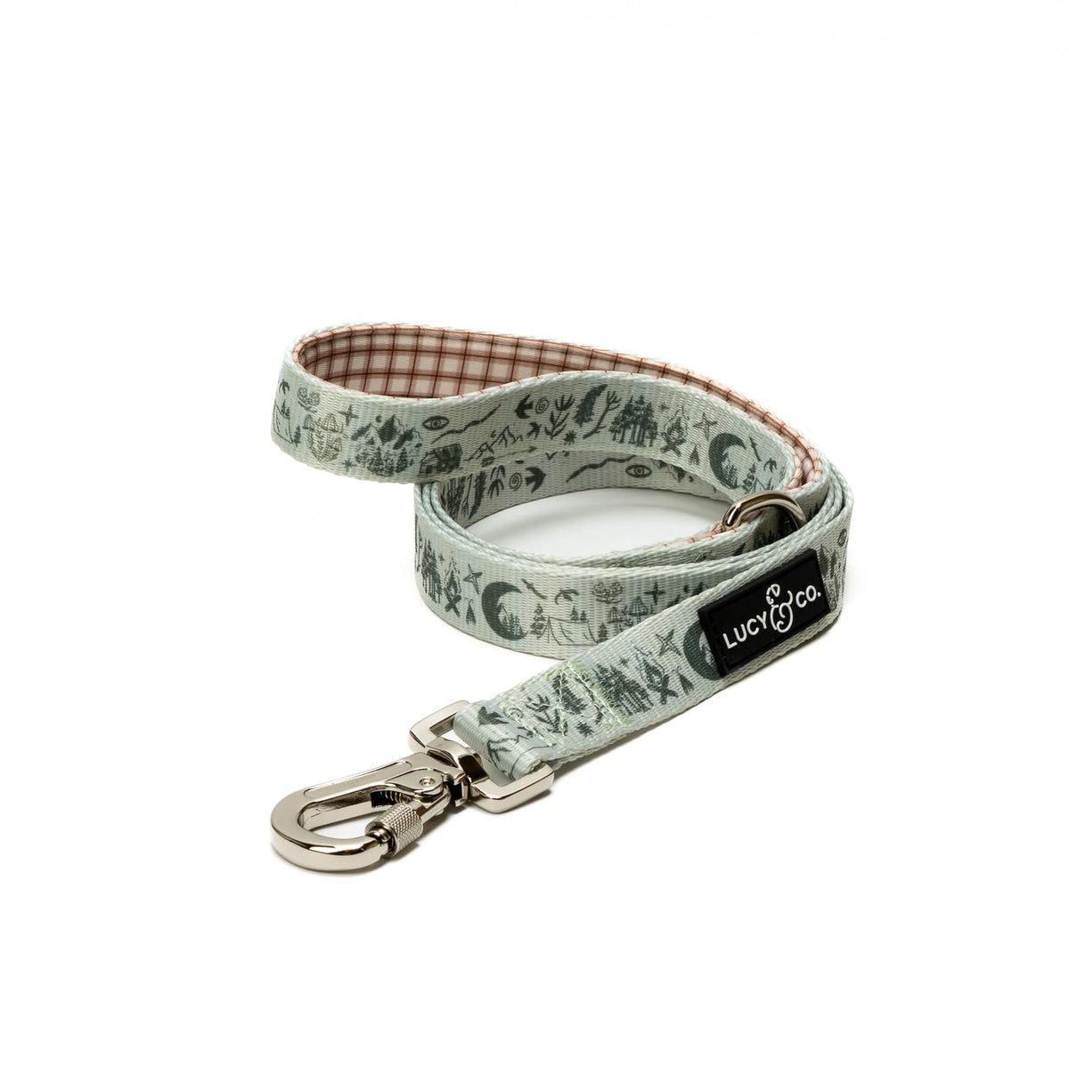 Lucy & Co 5ft designer dog leash with padded handle for comfortable daily walks