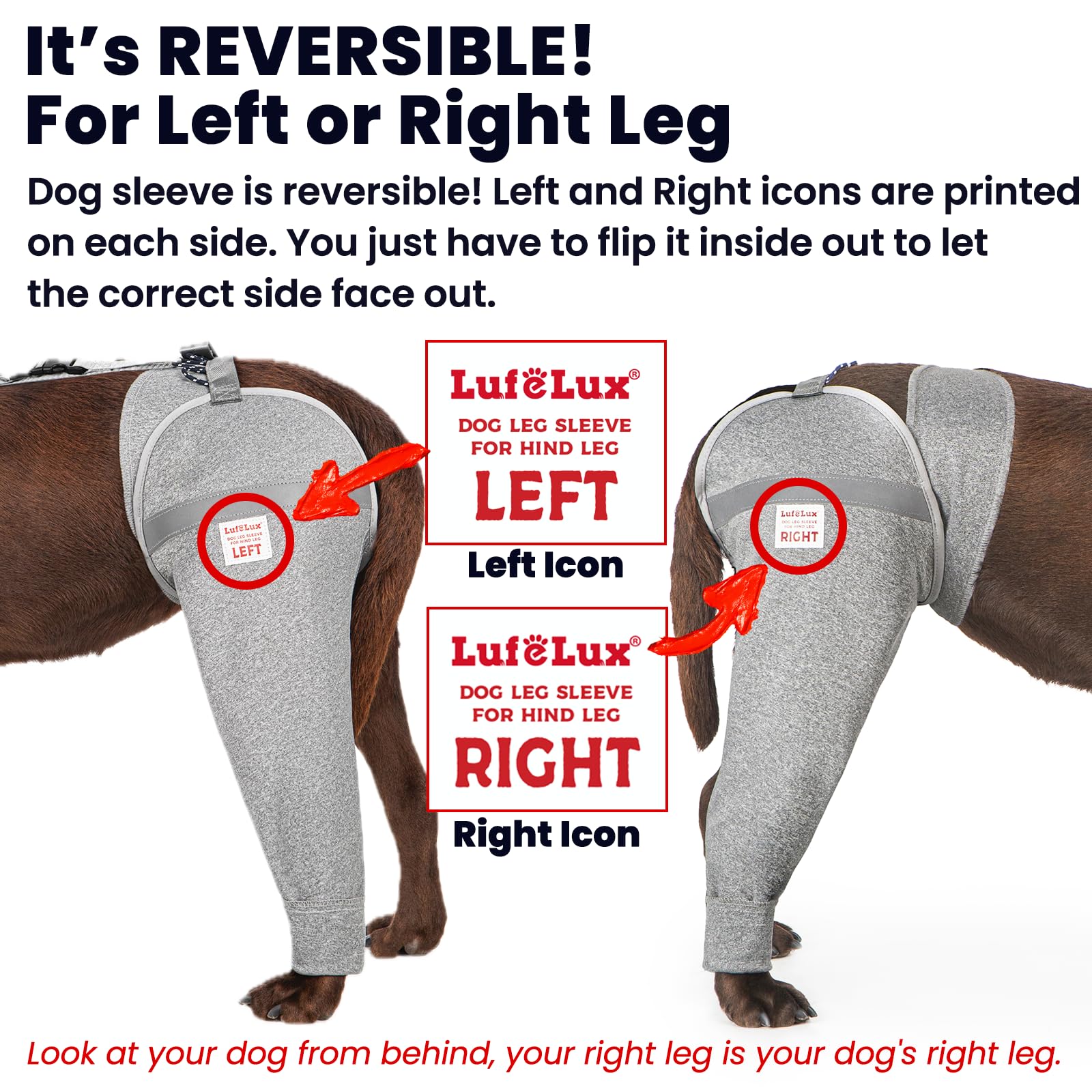 LufeLux premium fabric leg sleeve is breathable and gentle on skin.