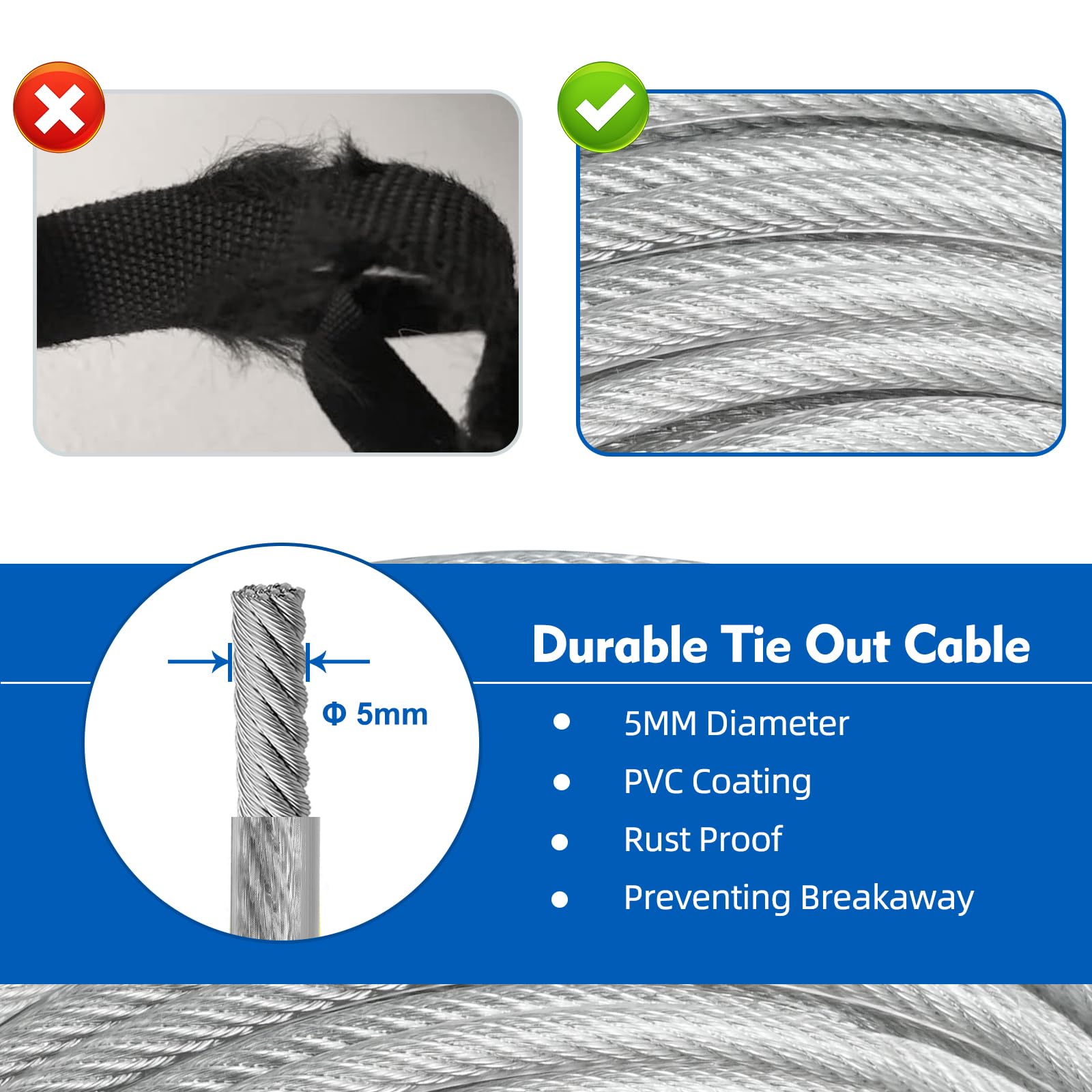 LUFFWELL swivel clip maintains smooth, tangle-free movement during runs