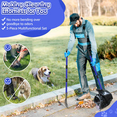 Lukovee extendable 40.1-inch handle for back-friendly cleaning