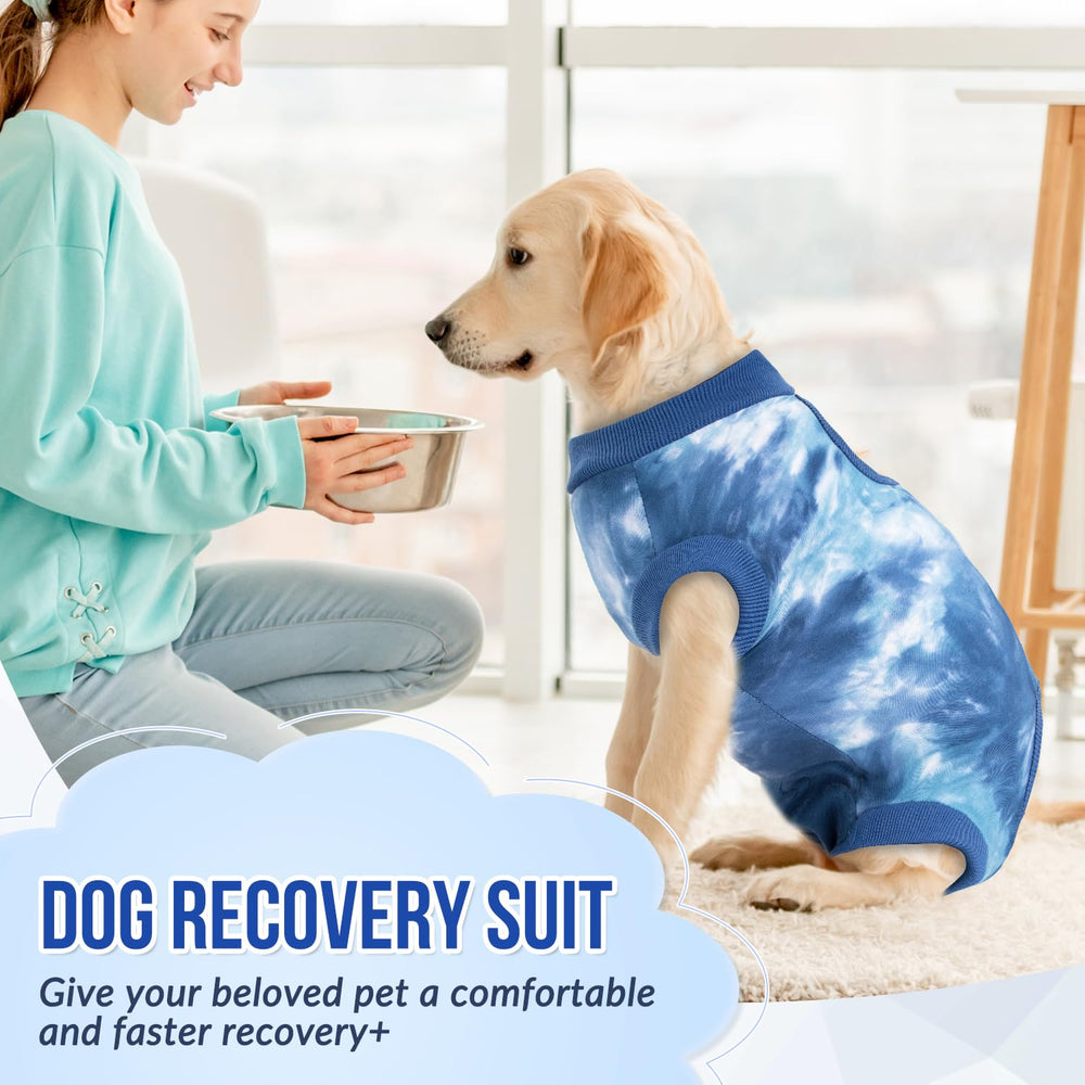 Lukovee Recovery Suit comes in five sizes for a secure fit across breeds.