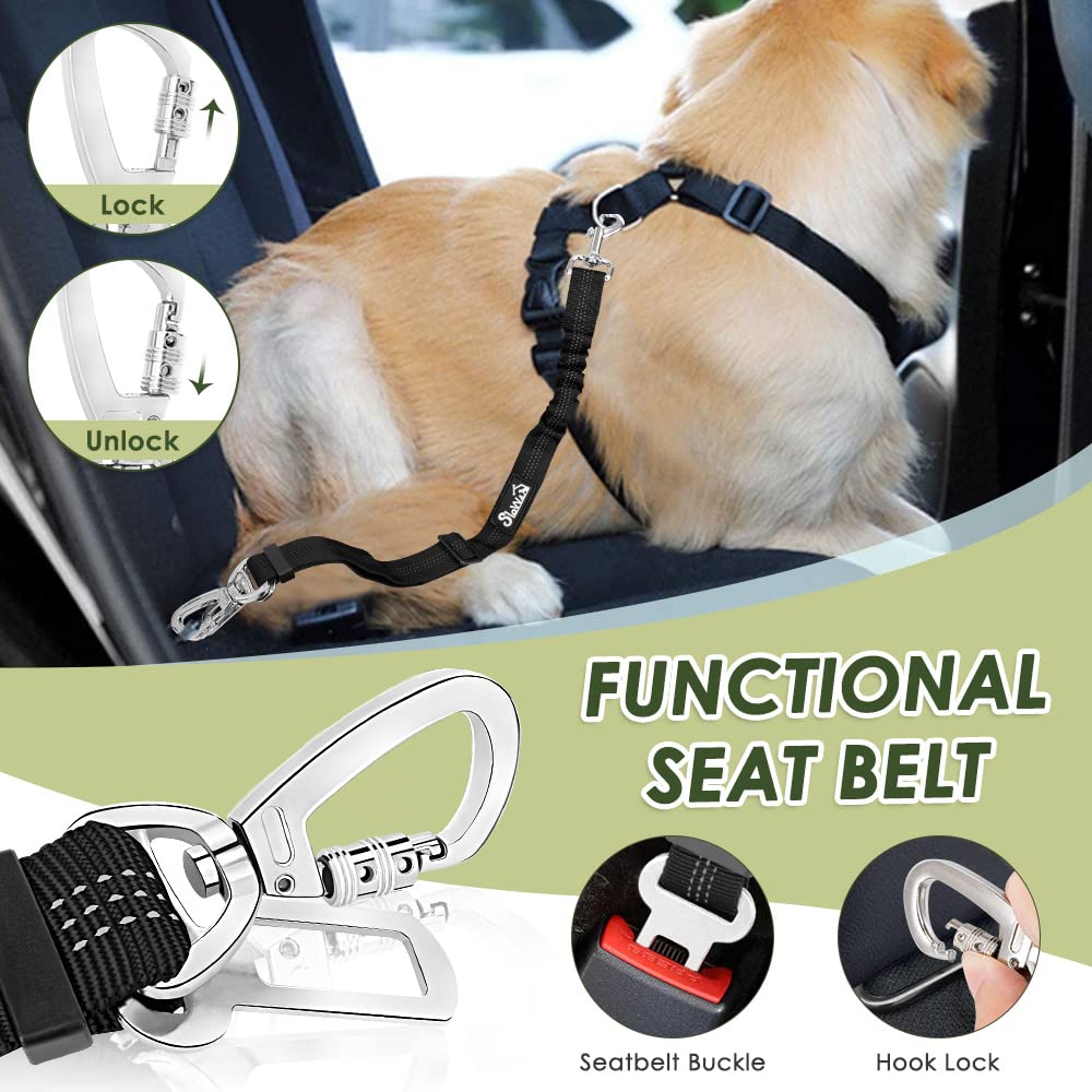 Lukovee padded mesh harness distributes pressure for comfortable long drives.