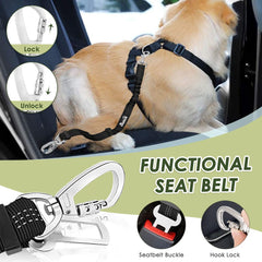 Lukovee padded mesh harness distributes pressure for comfortable long drives.