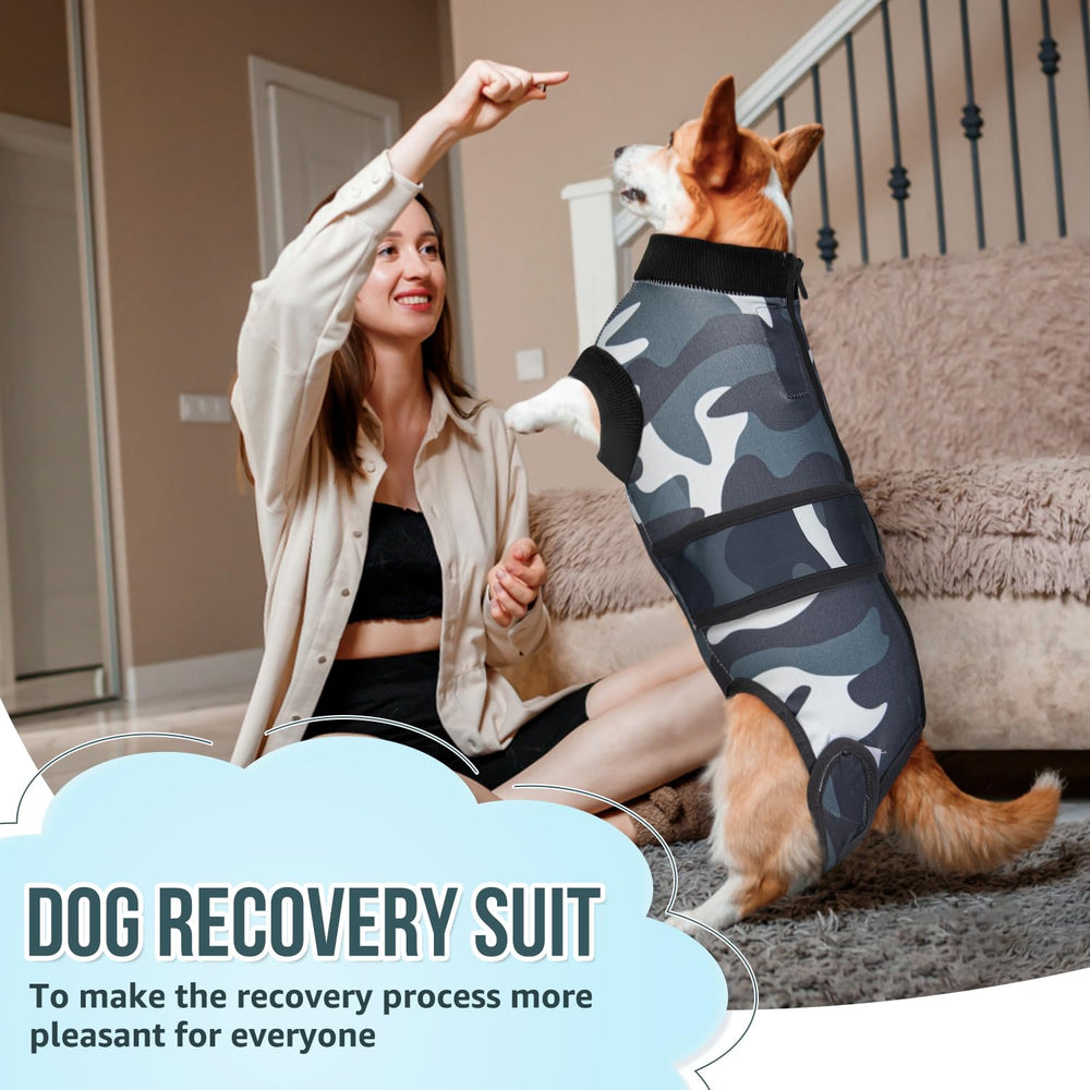 Lukovee Recovery Suit back magic tape rolled up demonstrates convenient adjustment.