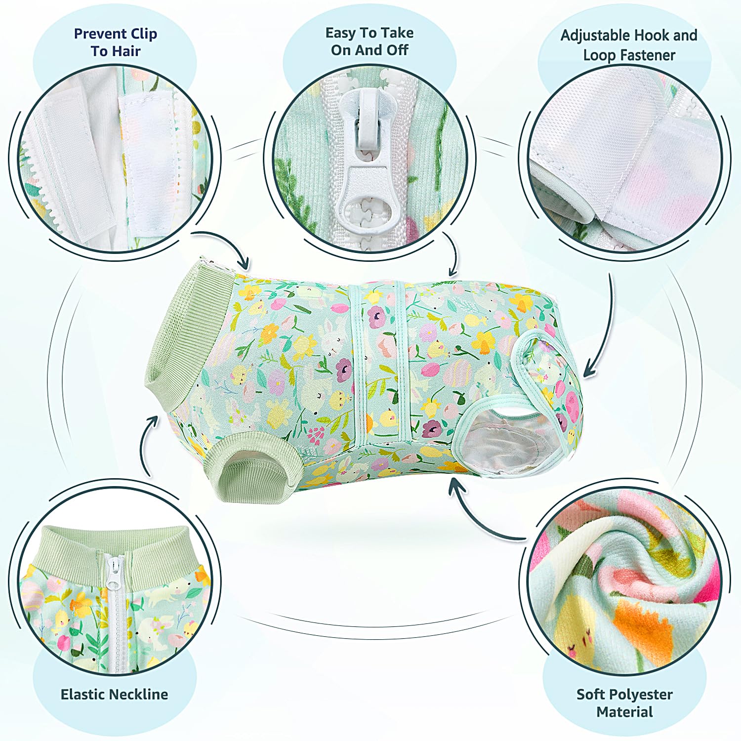 Lukovee dog recovery suit unisex design supports quick bathroom access during recovery