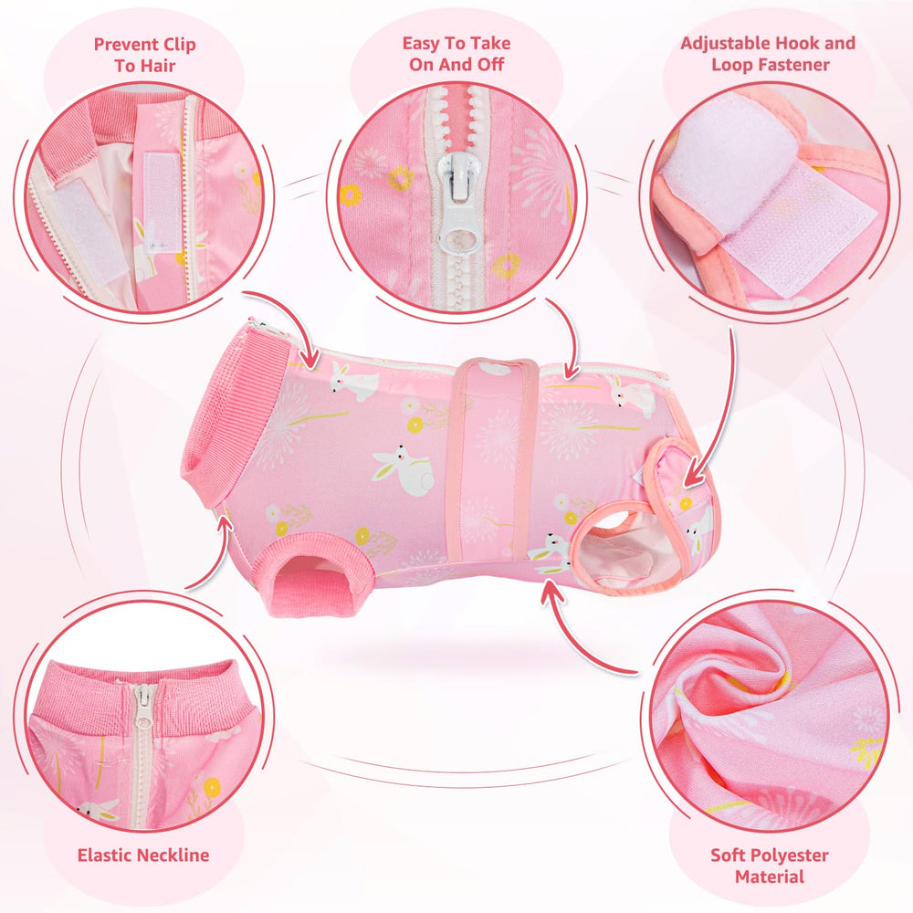 Lukovee Recovery Suit for Dogs offers toilet-friendly design for easy potty breaks
