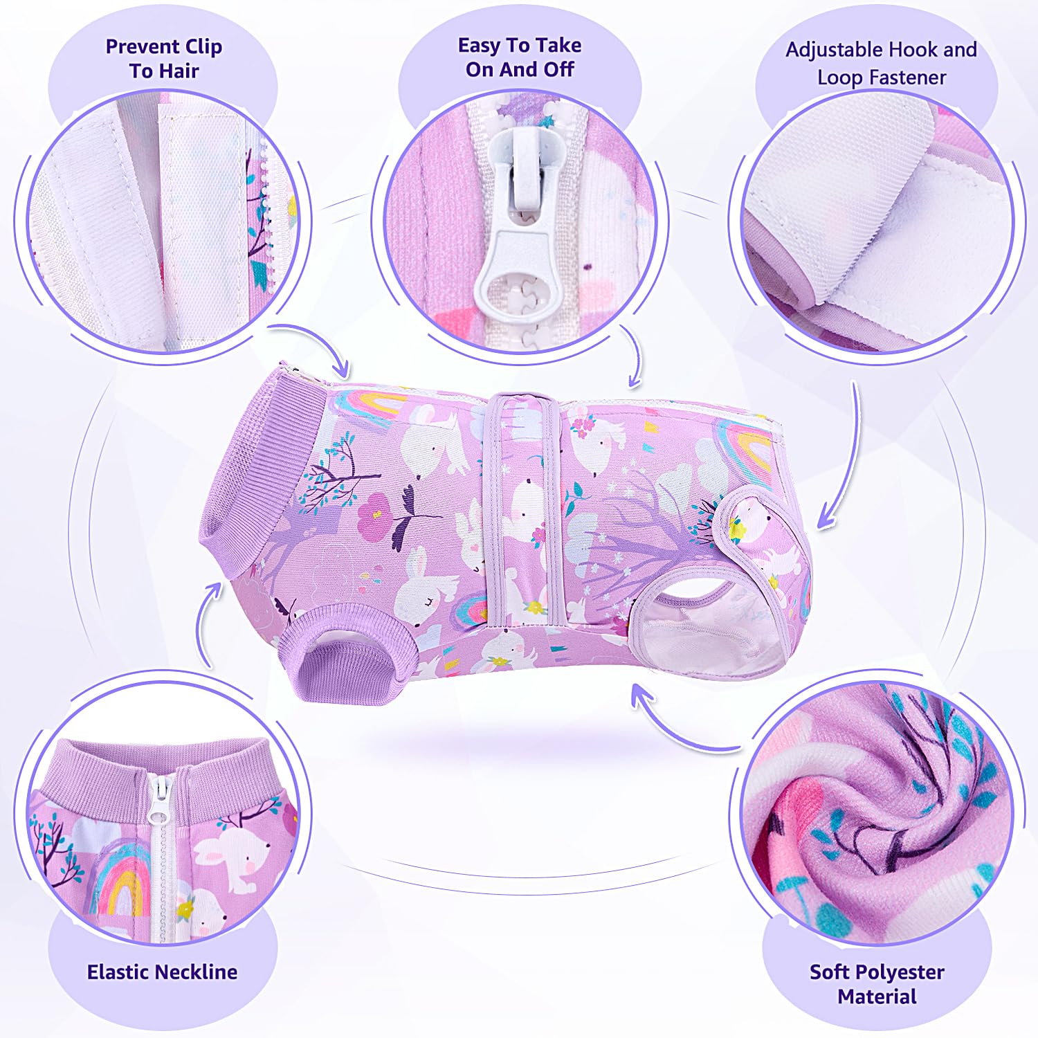 Lukovee Recovery Suit universal-fit design supports bathroom breaks without removal.