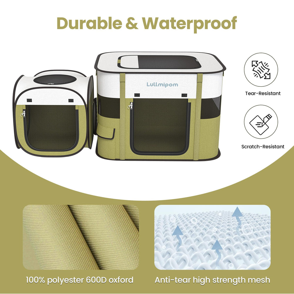 Lullmipom carry case emphasizes portable setup and transport ease