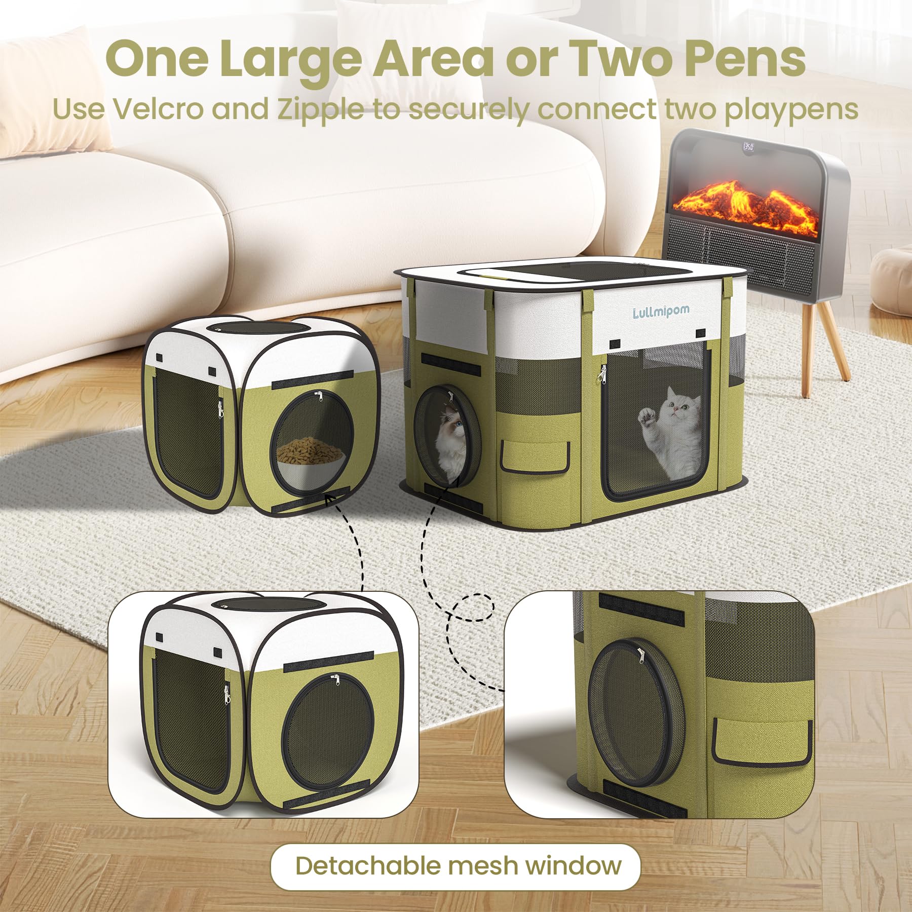 Lullmipom foldable compact storage shows easy packing for travel