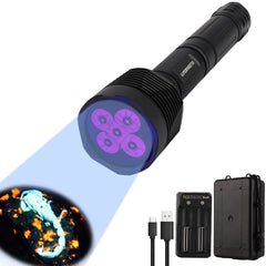 LUMENSHOOTER S5 UV flashlight reveals hidden stains with strong 365nm glow for cleaner spaces.
