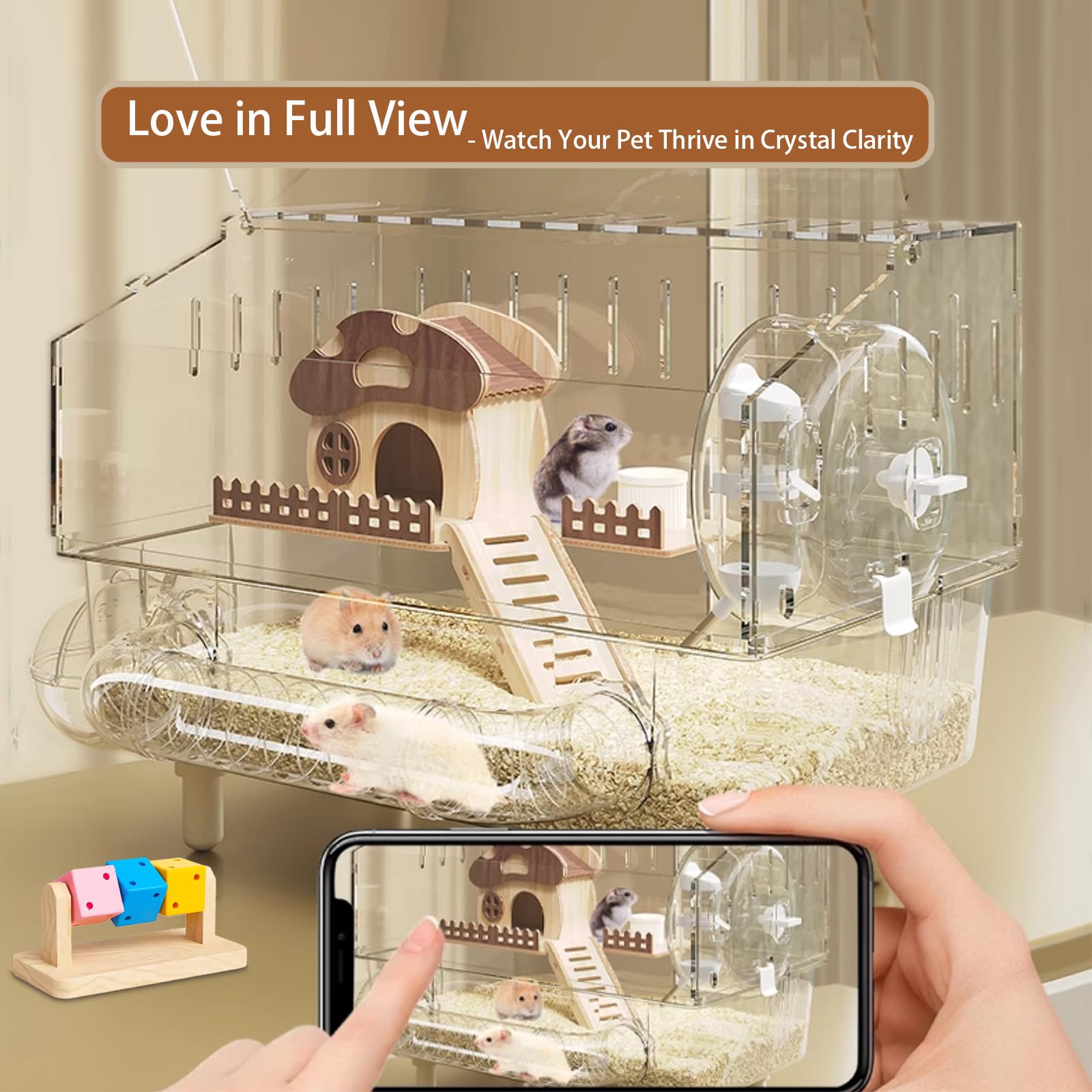 LummiPlay 9-in-1 accessory set includes mushroom house for cozy retreats and climbing.
