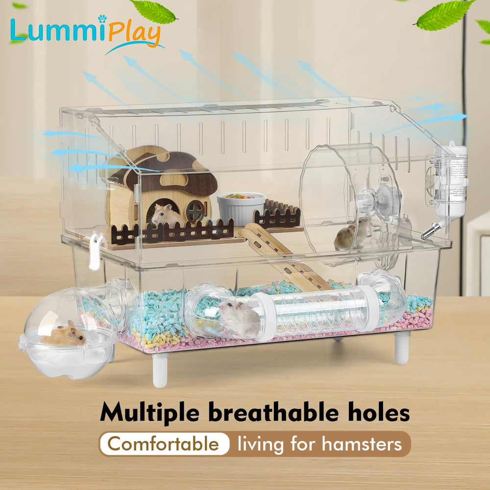 LummiPlay removable bedding trays simplify cleaning after playtime.