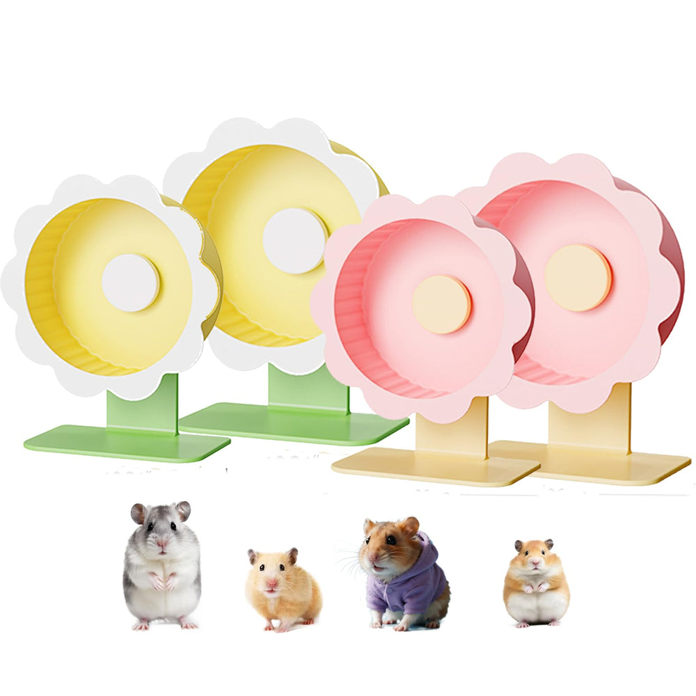 LummiPlay Hamster Wheel pink large stand adjustment detail for customizable height.