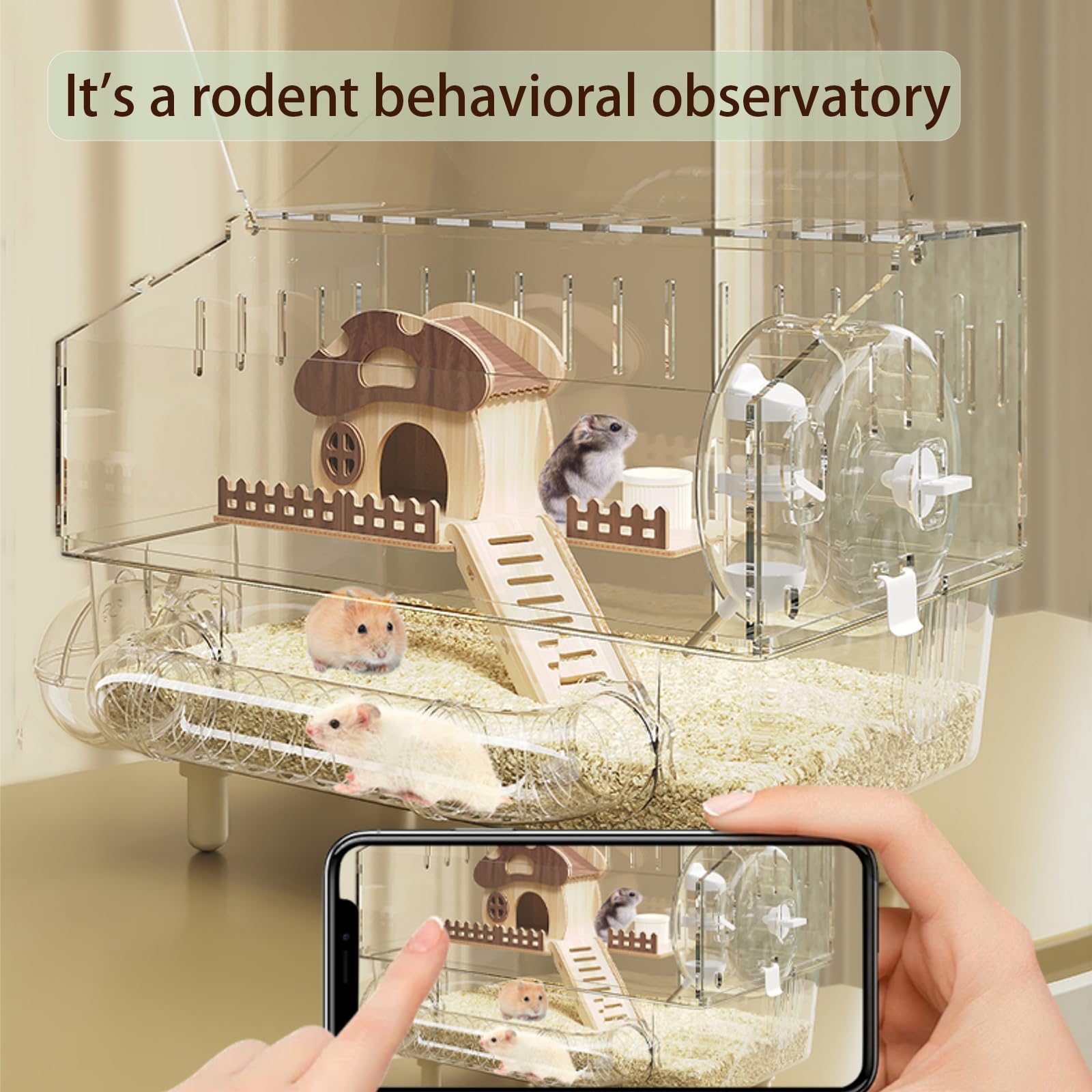 LummiPlay top-open design suited for mice and small rodents.