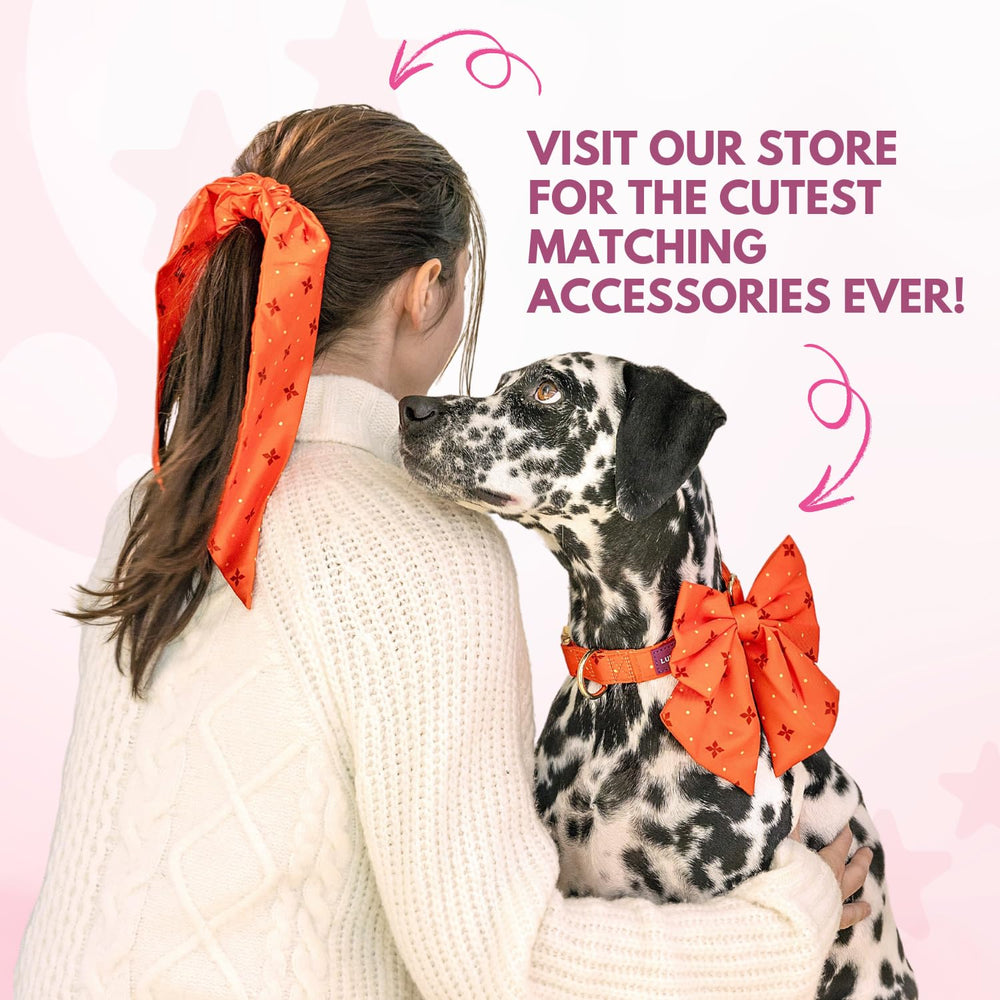 LunaMarie luxury pet birthday bandana handmade craftsmanship shows quality