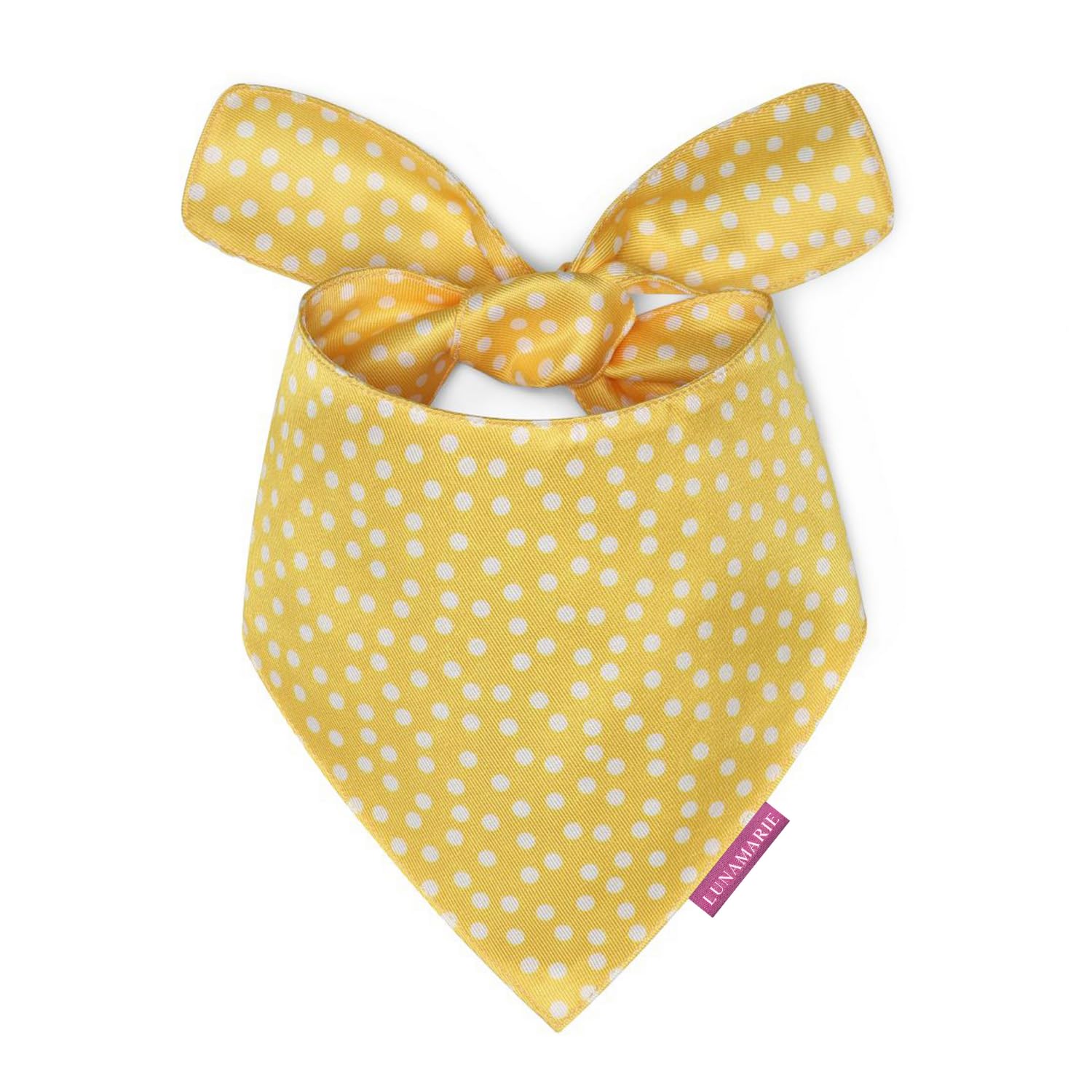 LunaMarie luxury pet birthday bandana with soft-polyester material for all-day comfort