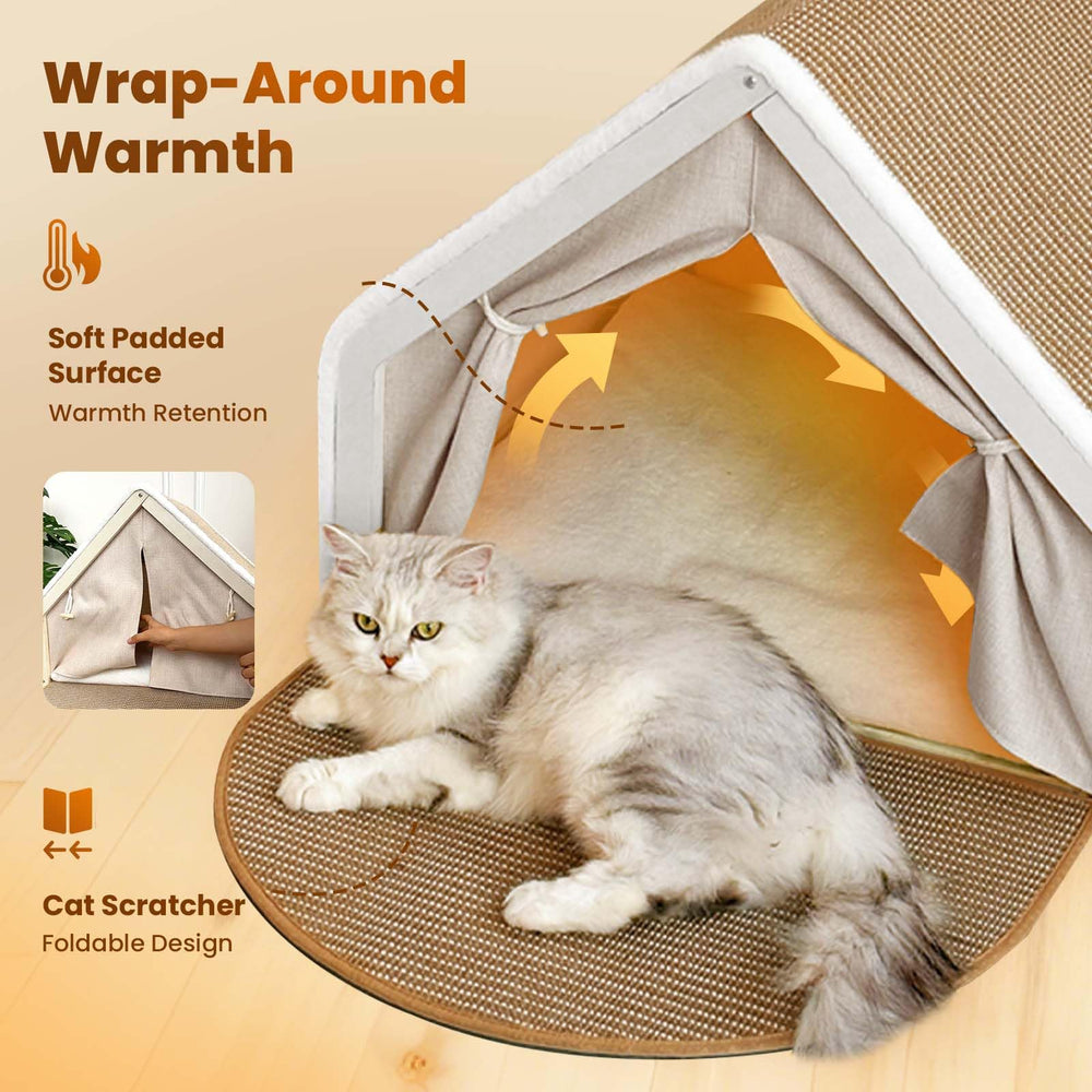 LUNNTE solid wood frame ensures sturdy daily use and durable furniture protection
