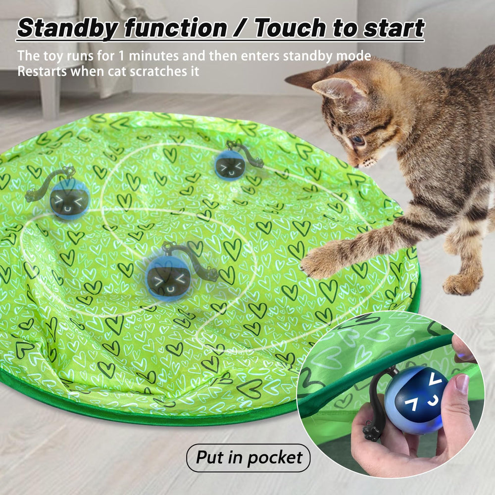 LUPAPA rechargeable cat toy delivers long-lasting power for extended indoor entertainment.