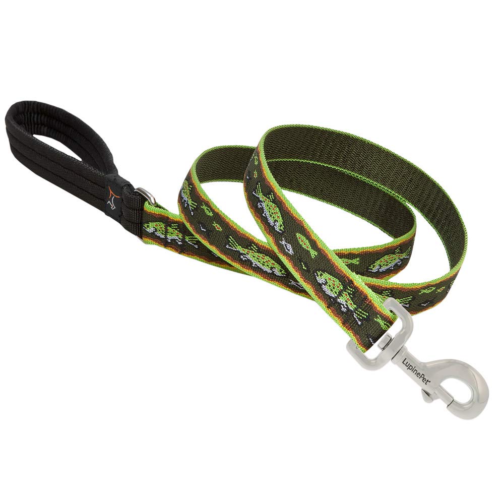LupinePet Originals Brook Trout leash with padded handle for comfortable daily walks.