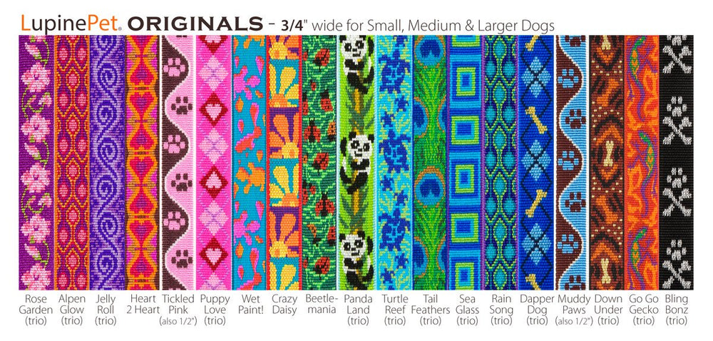 Uso diario y paseos con LupinePet Originals Turtle Reef, diseño resistente para perros pequeños