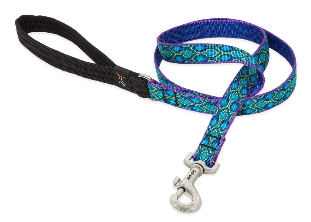 LupinePet Originals Rain Song leash with padded handle for comfortable, controlled walks.