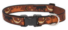 LupinePet Originals Shadow Hunter collar side view shows woven pattern and durable buckle