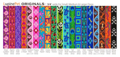 LupinePet Originals Turtle Reef pattern close-up highlighting durable woven color