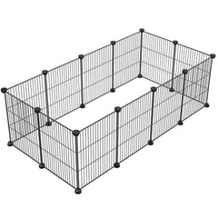 LURIVA DIY playpen assembled for secure indoor playtime.