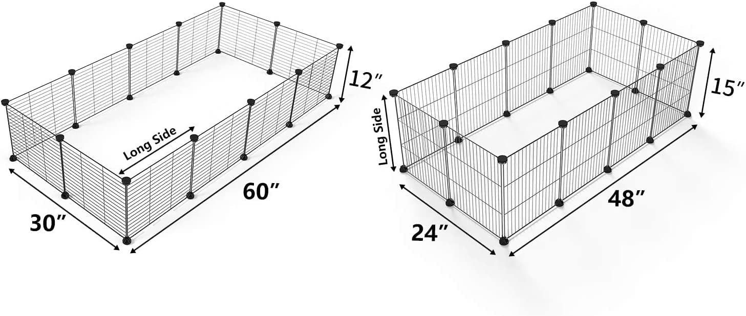 LURIVA DIY playpen rounded edges for pet safety.