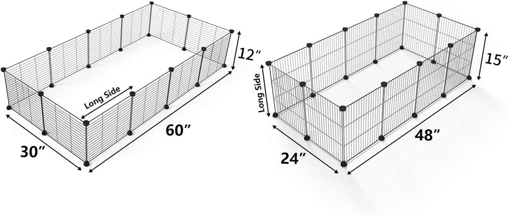 LURIVA DIY playpen rounded edges for pet safety.