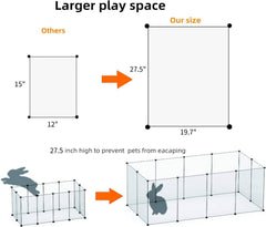 LURIVA playpen diy-shape setup image highlights customizable shapes for room-adjacent play spaces.