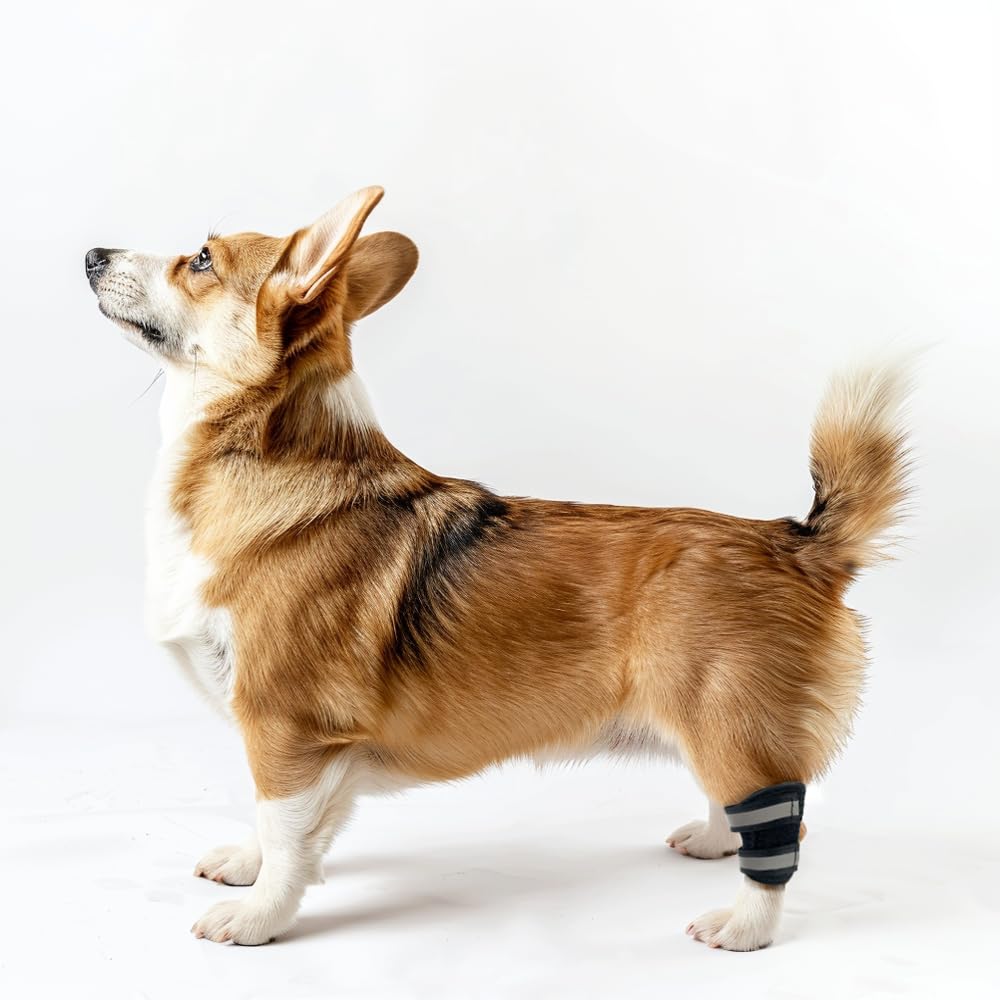 Lushnessu dog brace with replaceable bars shows customizable rehab options