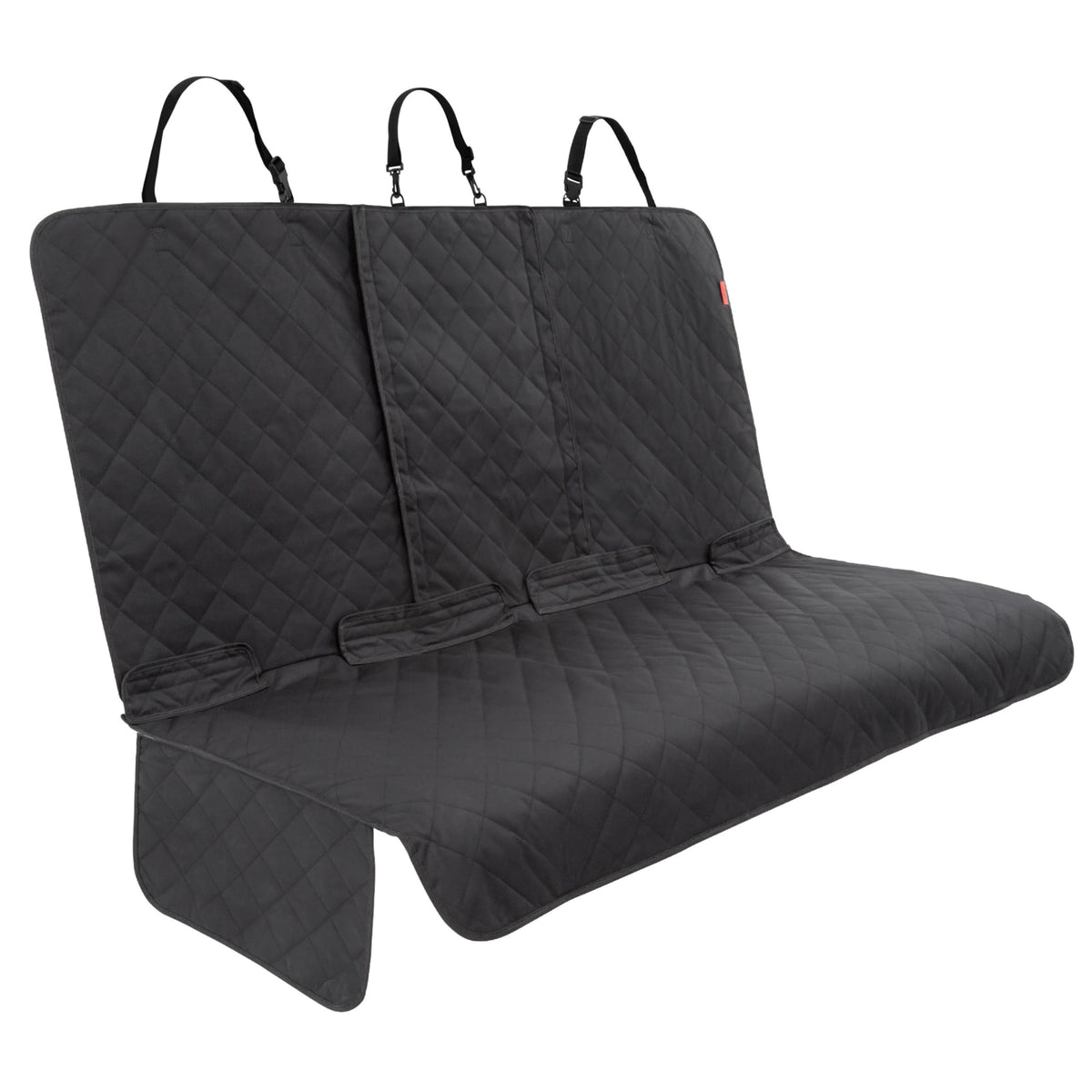 Lusso Gear dog car seat cover waterproof backseat protects upholstery during muddy trips.