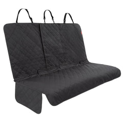 Lusso Gear dog car seat cover waterproof backseat protects upholstery during muddy trips.