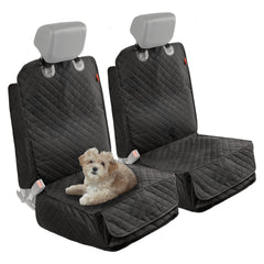 Lusso Gear dog seat cover front pack main protects upholstery from mud and fur