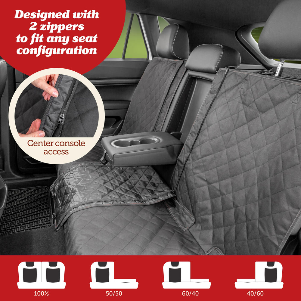 Lusso Gear scratchproof material resists claws and paws during travel.