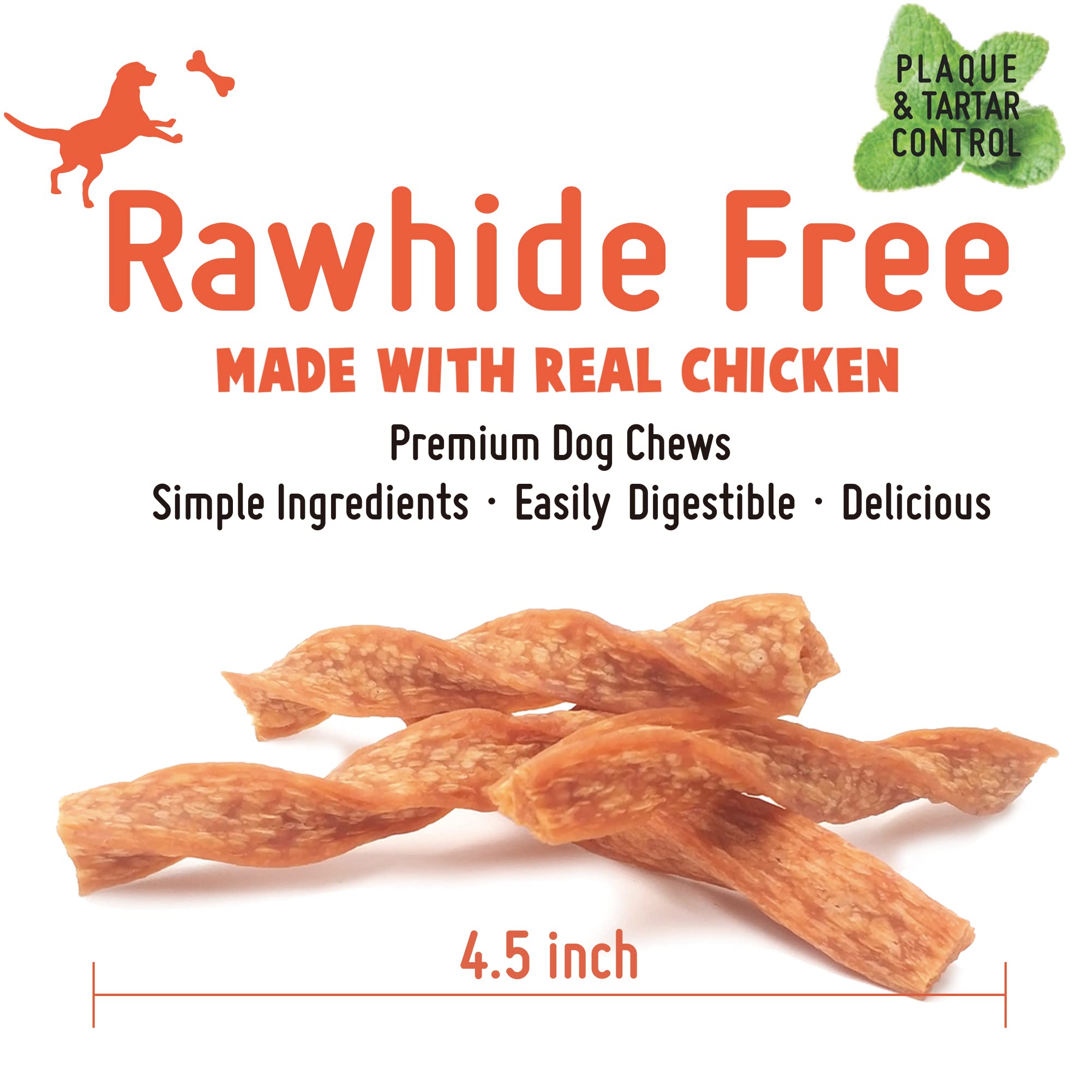 LuvChew canine chew showing senior-friendly texture gentle on teeth and gums