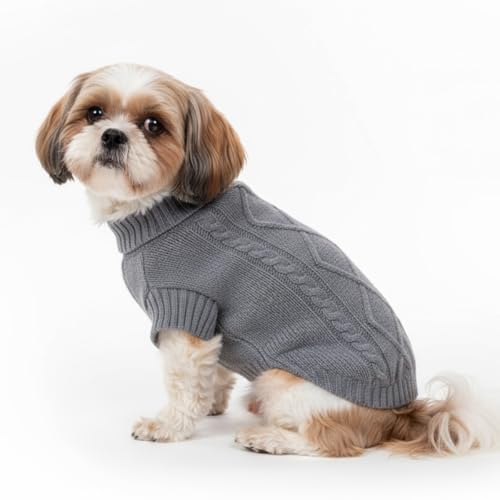 LUVMOJO adjustable-turtleneck close-up demonstrates foldable collar versatility for various breeds