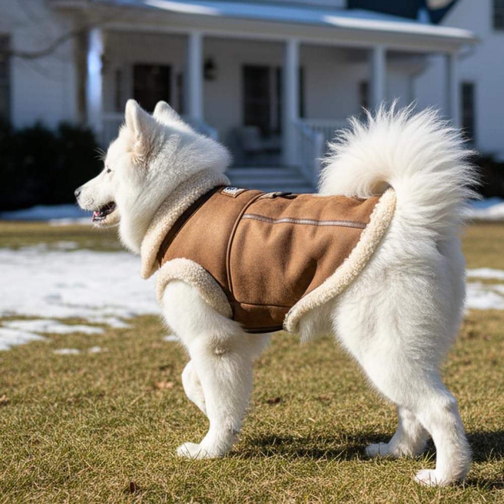 LUVMOJO d-ring-detail image with leash option for small dogs.