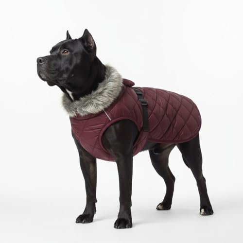 LUVMOJO elastic chest band ensures snug, secure fit for barrel-chested dogs during activity