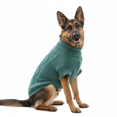 LUVMOJO Knit Dog Sweater charcoal gray fabric highlights soft stretch